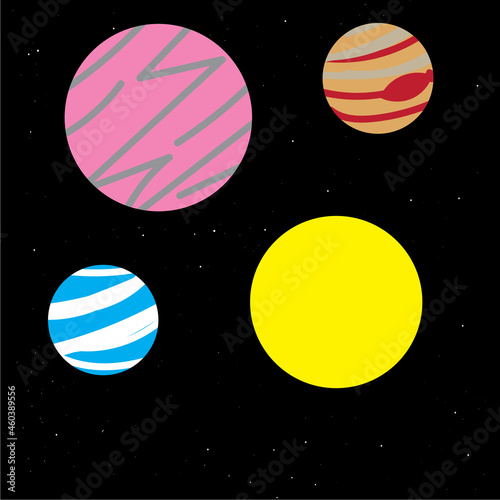 Atmosphere and space infographic poster