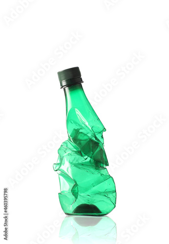 green plastic bottle