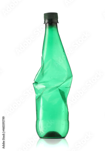 green plastic bottle