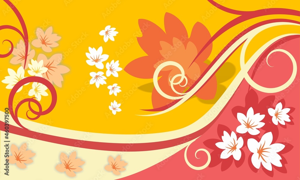 multicolored background with flowers in it multicolored background with flowers in it