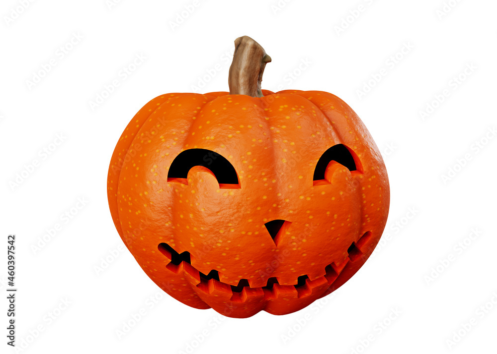 3d rendering of jack pumpkins halloween concept isolated on white background 3d rendering of jack pumpkins halloween concept isolated on white background
