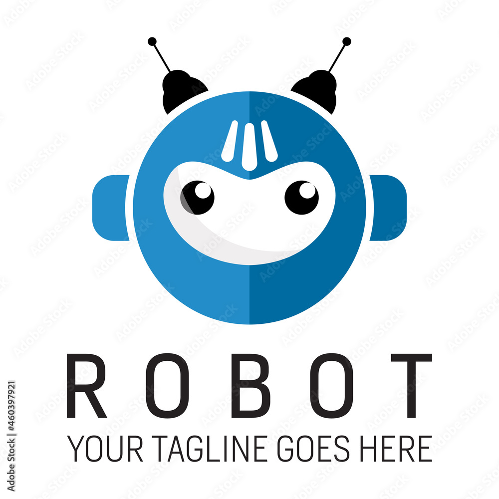 simple and unique robot head Image graphic icon logo design abstract concept vector stock. Can be used as a symbol related to tech simple and unique robot head Image graphic icon logo design abstract concept vector stock. Can be used as a symbol related to tech