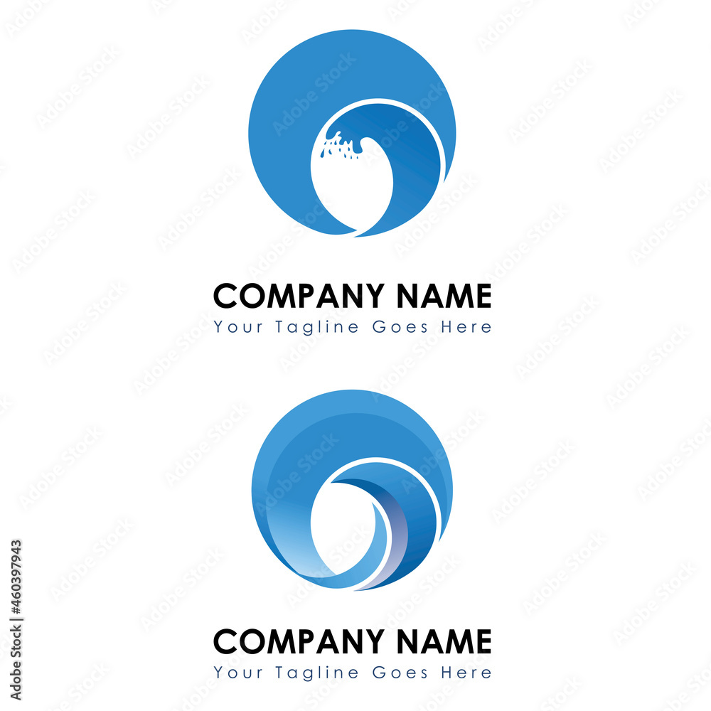 sea beach water wave in circle Image graphic icon logo design abstract concept vector stock. Can be used as a symbol related to the beach or initial sea beach water wave in circle Image graphic icon logo design abstract concept vector stock. Can be used as a symbol related to the beach or initial