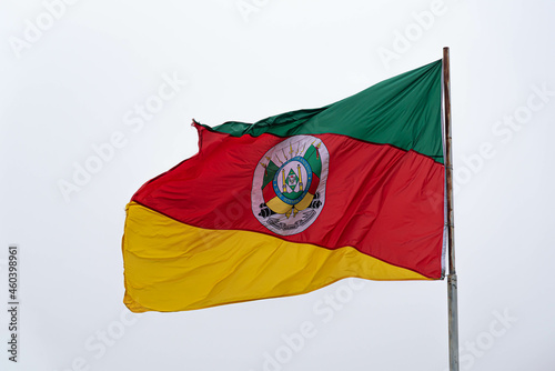 Billede på lærred Flag of the State of Rio Grande do Sul in Brazil