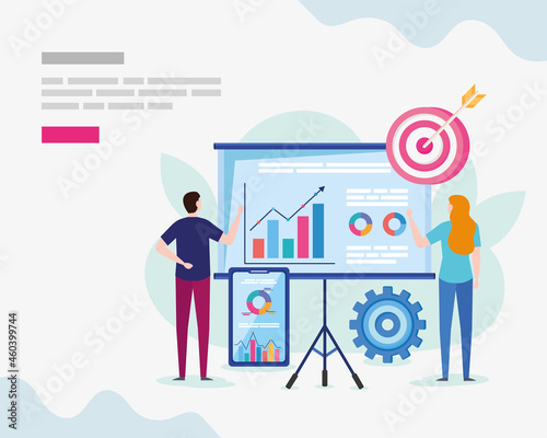 analytics data with paperboard