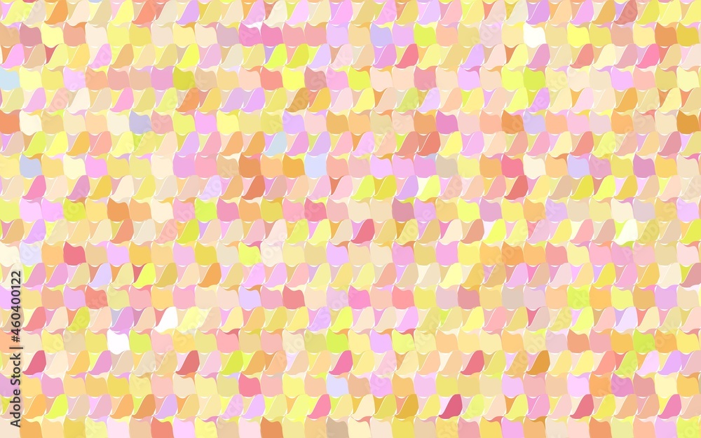 Light Pink, Yellow vector low poly background.