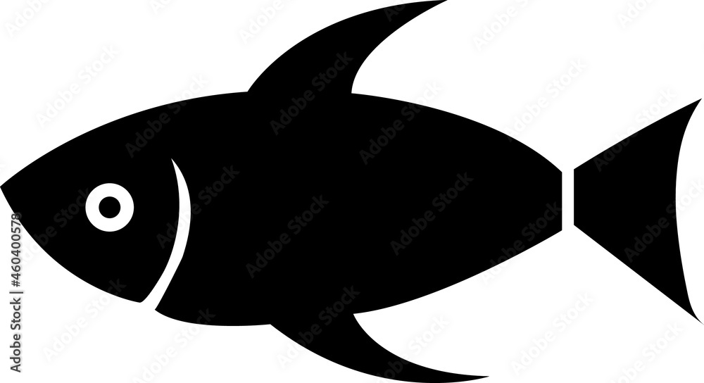Fish icon symbol vector illustration on white background..eps Fish icon symbol vector illustration on white background..eps