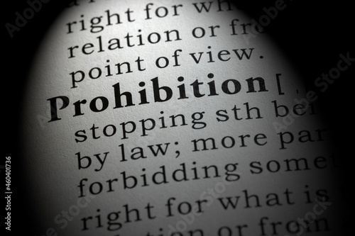 definition of prohibition