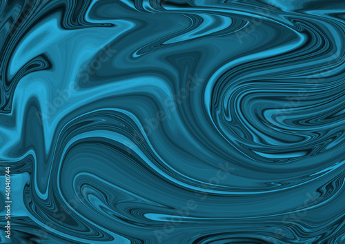 Wavy Teal Blue Silk Grunge Texture Elegant Satin Wallpaper Design Swirl Abstract Background Pattern