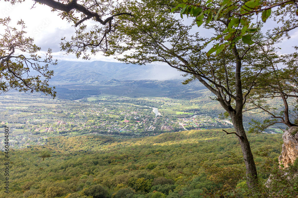 Travel along the mountain range and plateau in a picturesque area, on a summer day, communication with nature, a tourist quest. Travel along the mountain range and plateau in a picturesque area, on a summer day, communication with nature, a tourist quest.