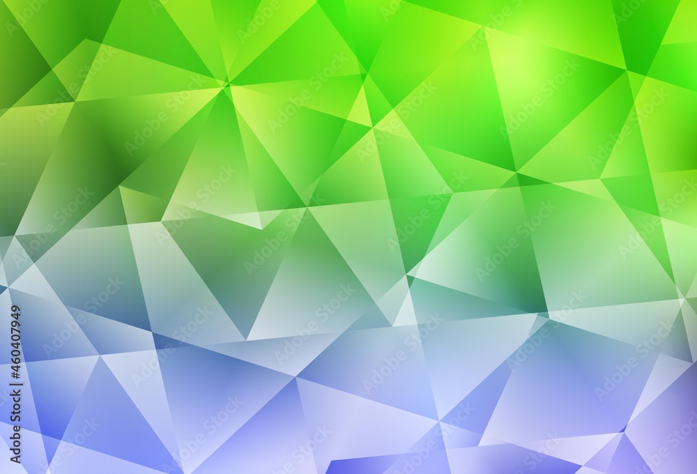 Light Pink, Green vector triangle mosaic texture. Light Pink, Green vector triangle mosaic texture.