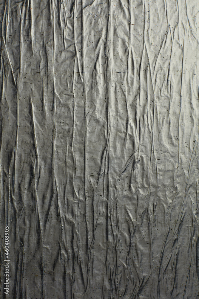 Dark Texture Background. Crumpled paper.
