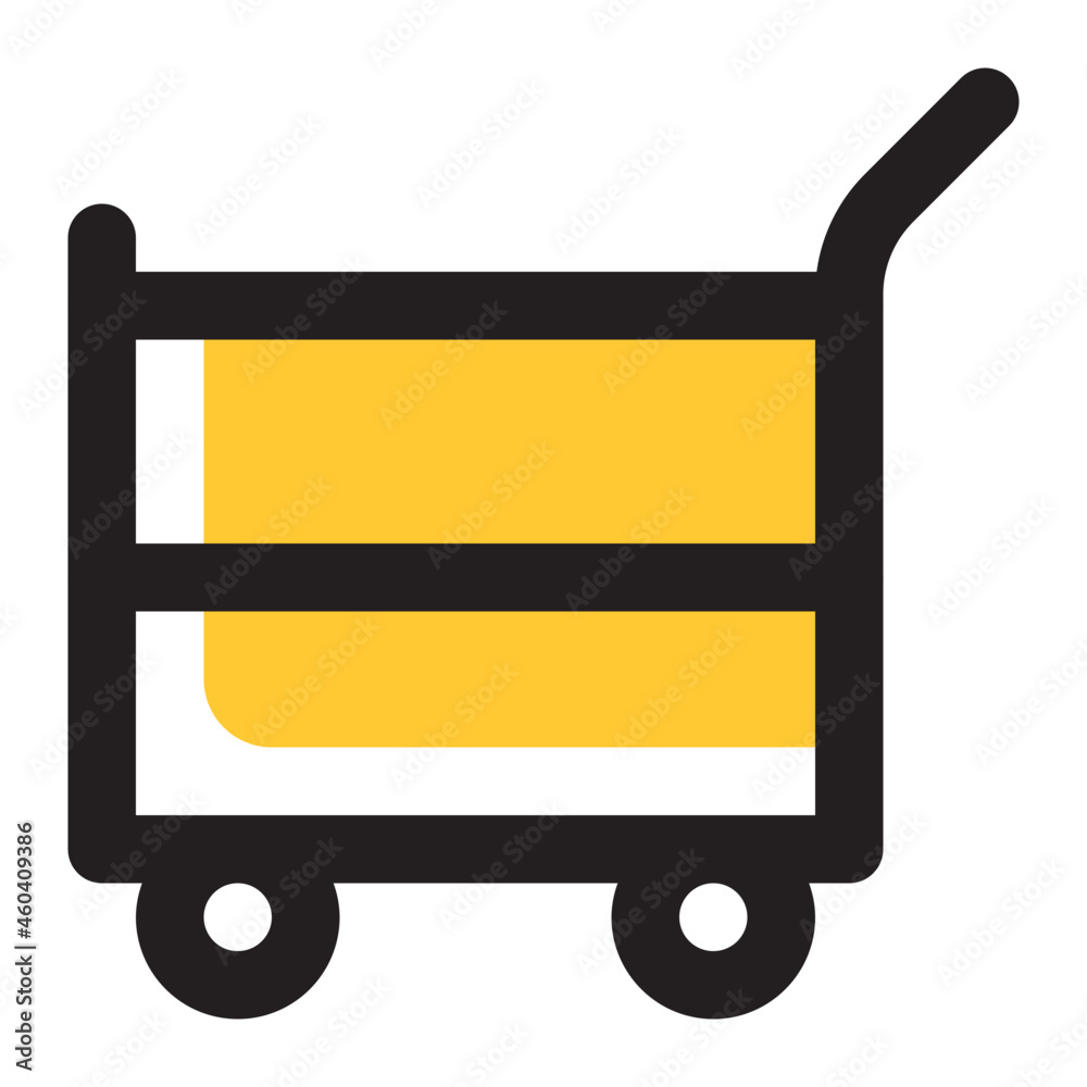 Food Cart Icon Illustration Food Cart Icon Illustration