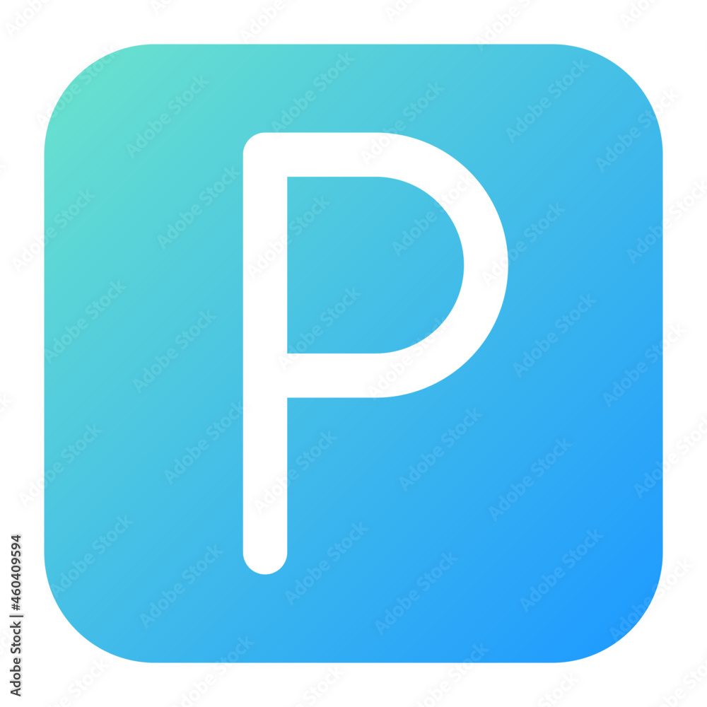 Parking Sign Icon Illustration Parking Sign Icon Illustration