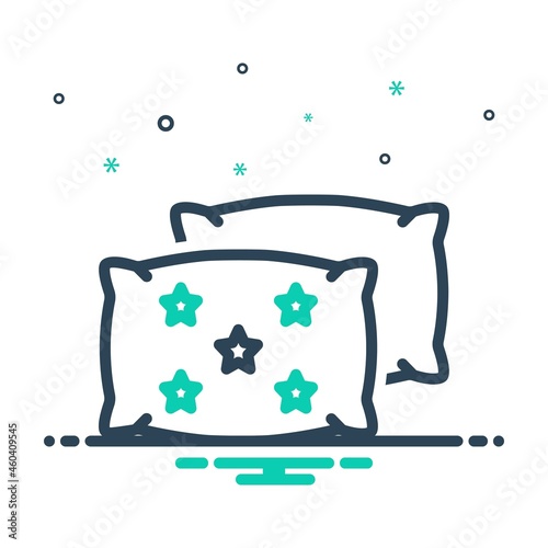 Mix icon for pillow