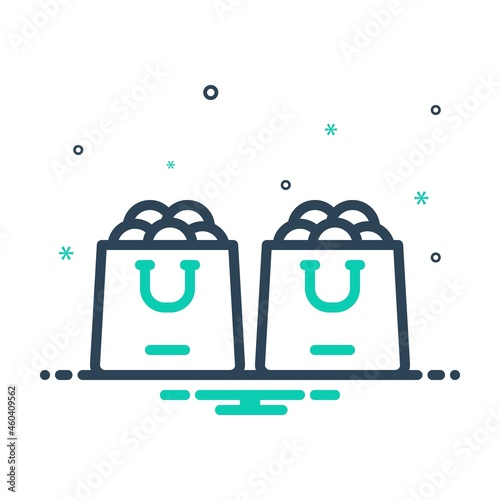 Mix icon for qty amount