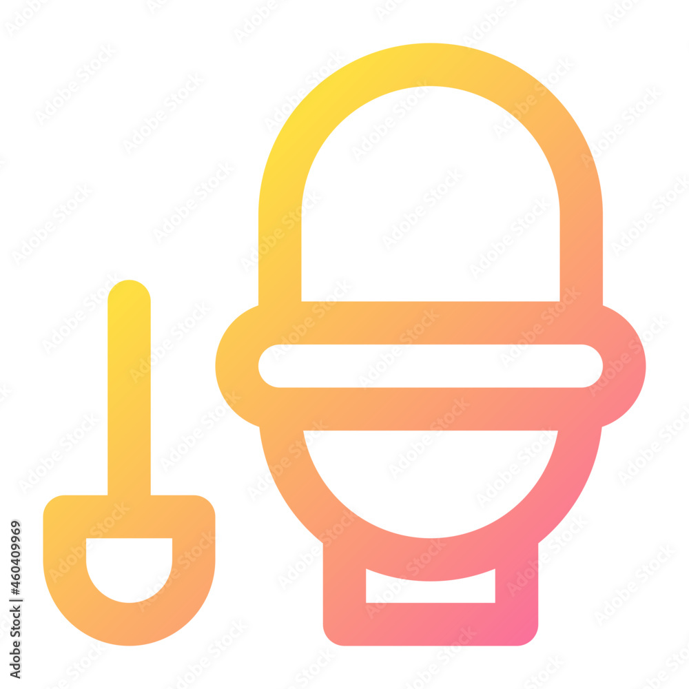 Toilet Icon Illustration Toilet Icon Illustration