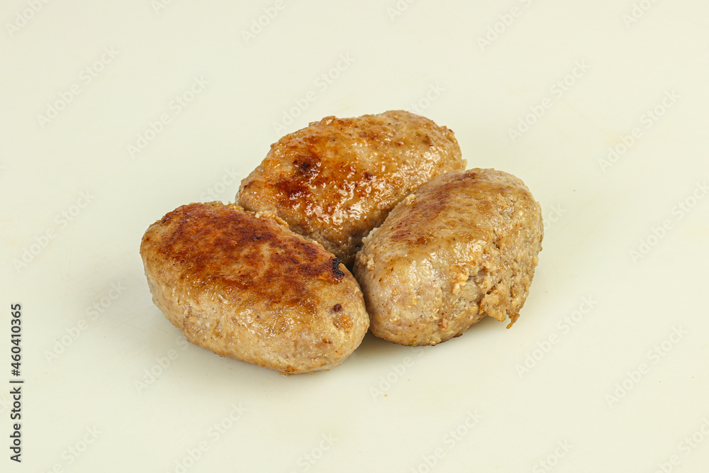 Homemade roasted cutlet minced meat Homemade roasted cutlet minced meat