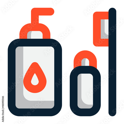 Toiletries Icon Illustration