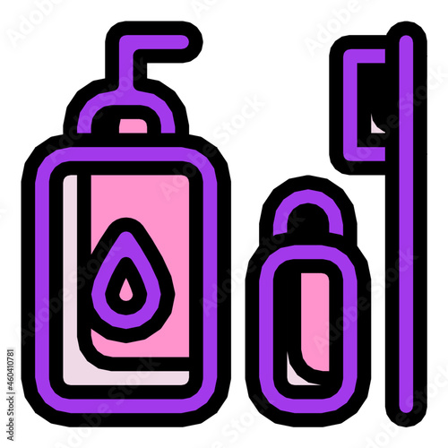 Toiletries Icon Illustration