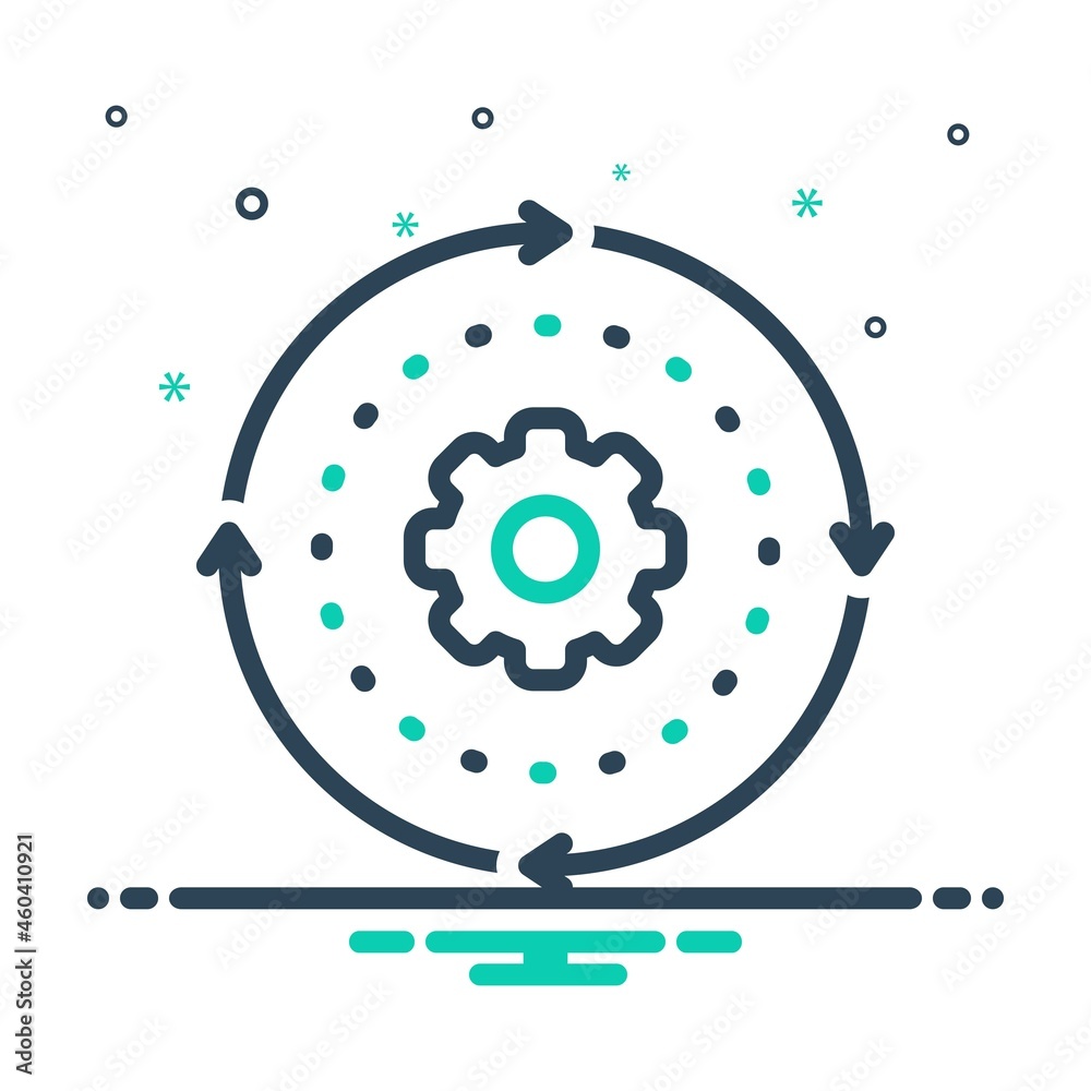 Obraz premium Mix icon for transition