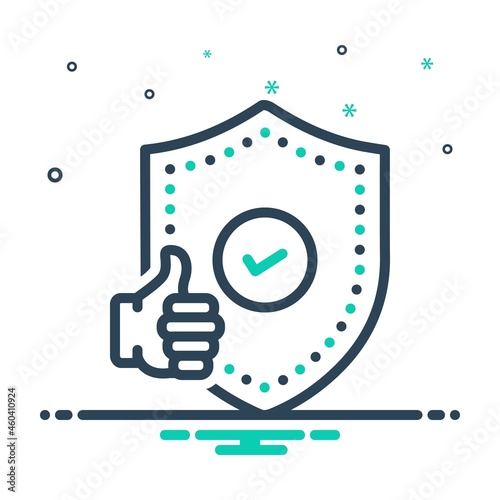 Mix icon for trusted