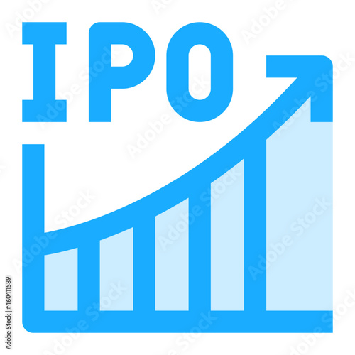 Ipo Initial icon illustration