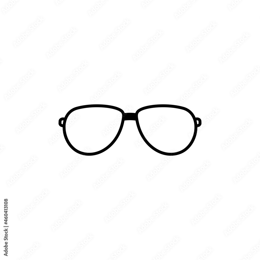 Sunglasses icon design illustration template vector Sunglasses icon design illustration template vector