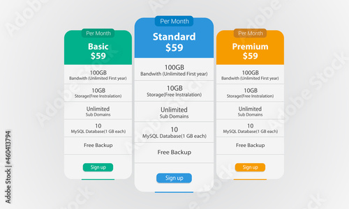 Pricing Table Template