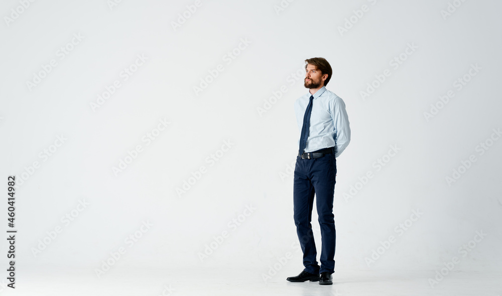 business man posing manager studio light background Professional business man posing manager studio light background Professional