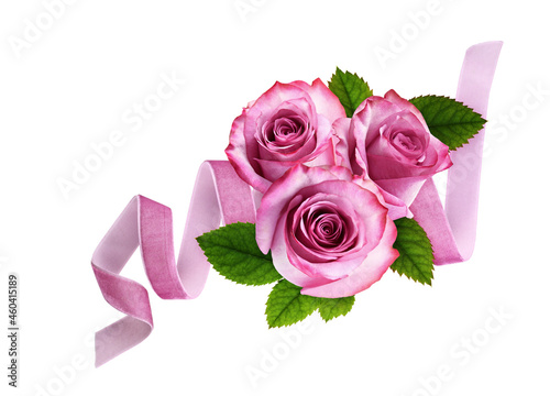 Rose flowers and twisted pi...