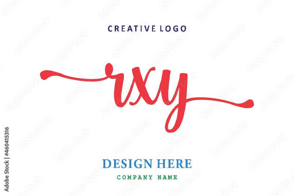 RXY lettering logo is simple, easy to understand and authoritative