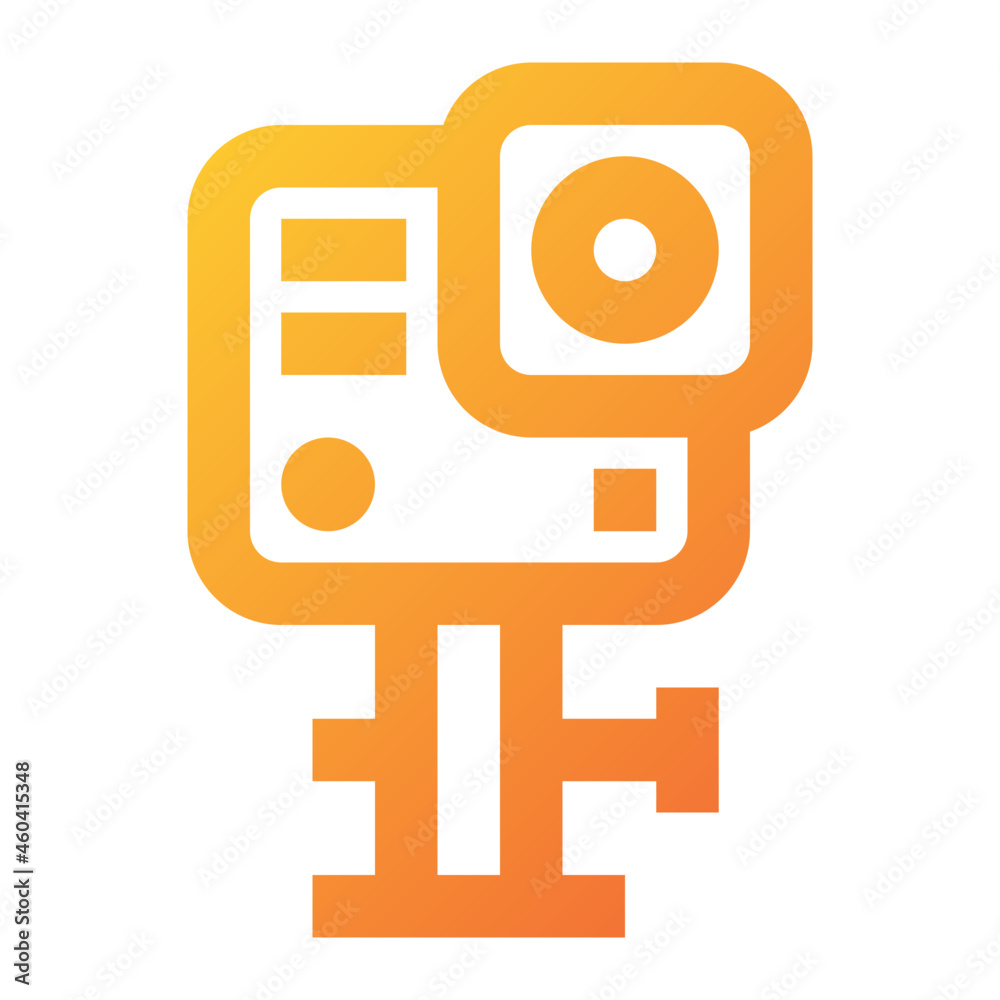 Action Camera Icon Illustration Action Camera Icon Illustration