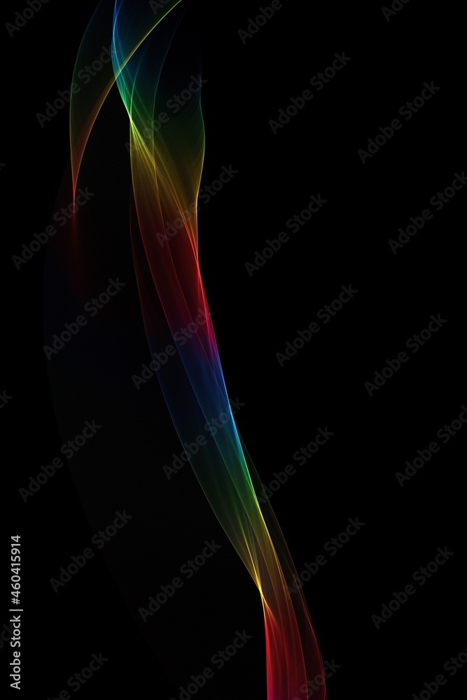 Naklejka premium Abstract waves photo overlay backgroumd texture