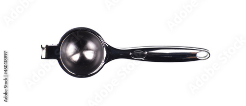 Tableau sur toile bar cocktail squeezer isolated on metal background