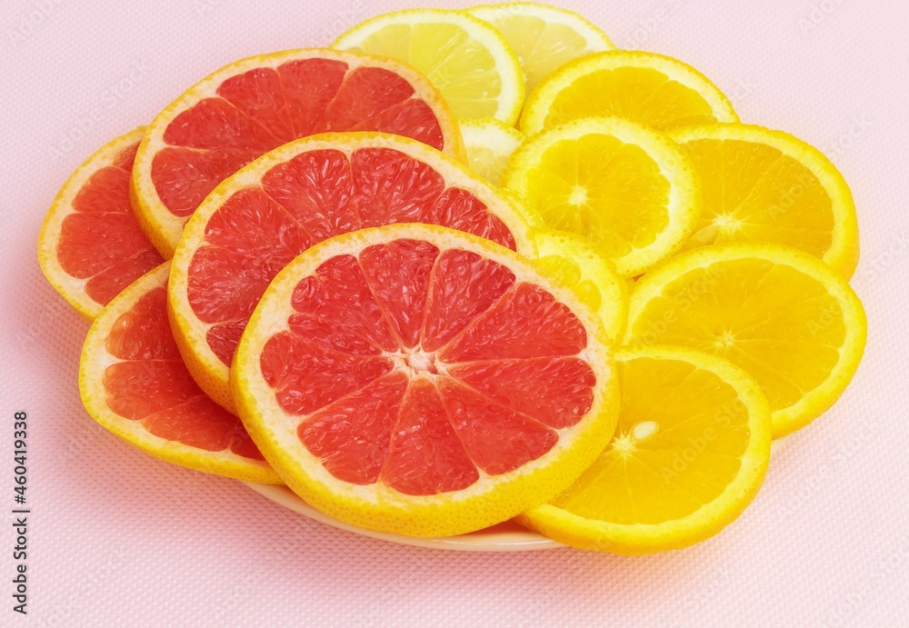 grapefruit and lemon grapefruit and lemon