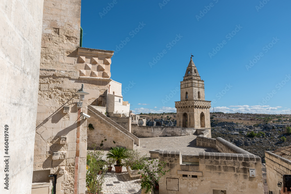 Matera Basilicata streets panorama