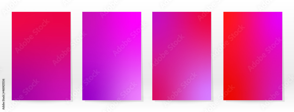 Minimal Poster. Pastel Soft. Pink Gradient Set.