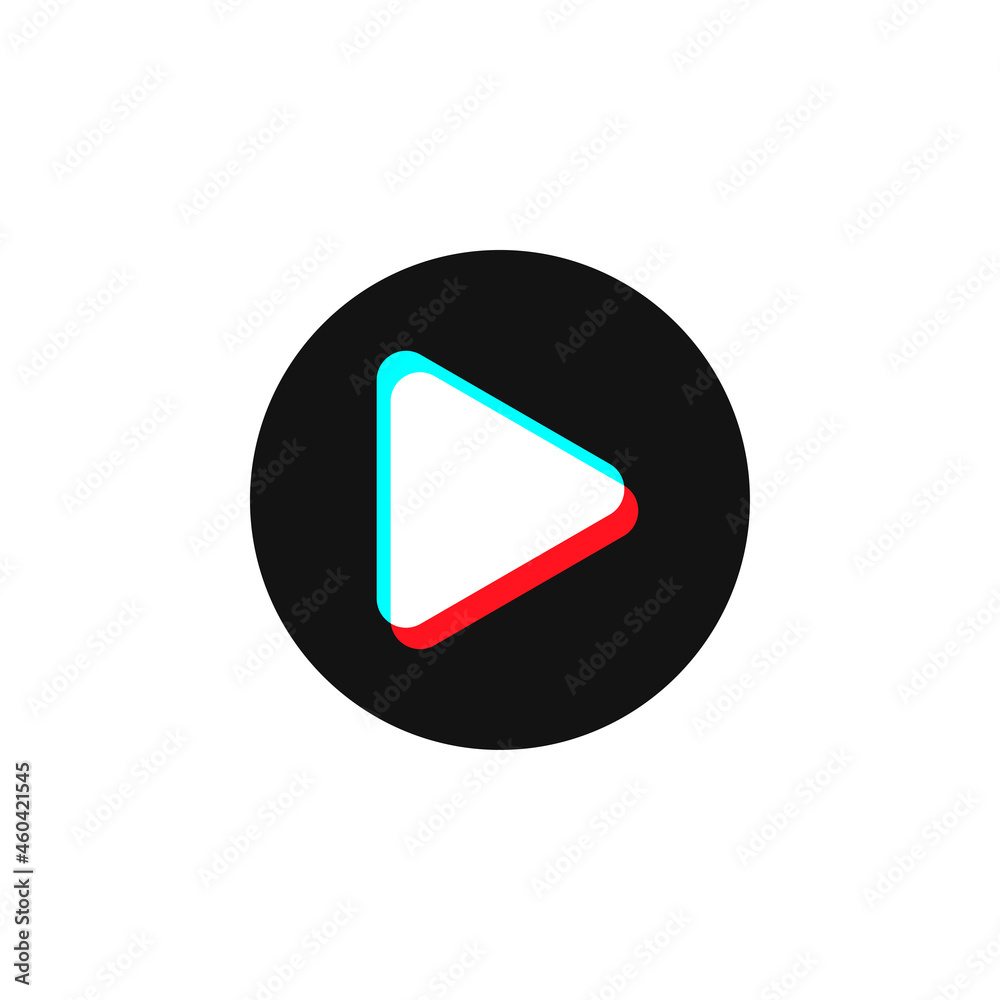 Play button, social media modern design Play button, social media modern design