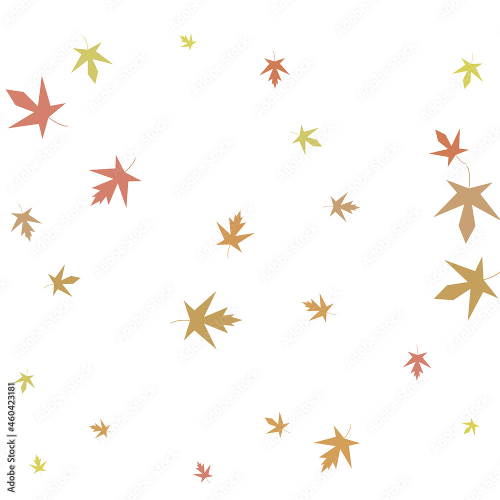 Autumn maple confetti. Simple autumn background Autumn maple confetti. Simple autumn background