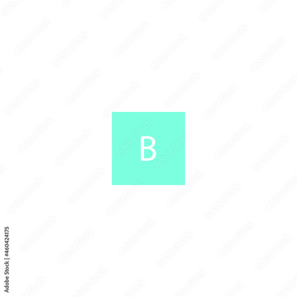 B letter logo design on white background. B creative initials letter logo concept. B letter design. 