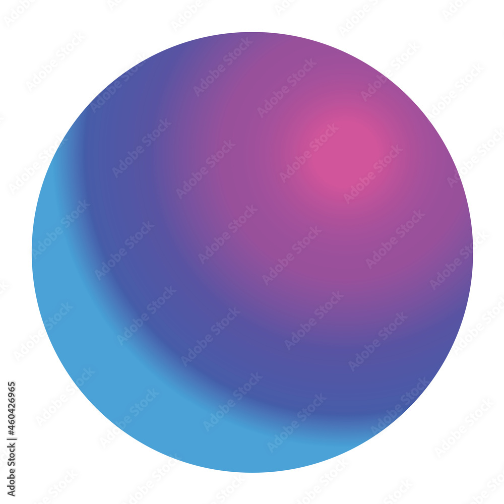 青紫の球体