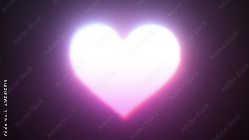 A faintly shimmering heart of flame light [loop compatible]