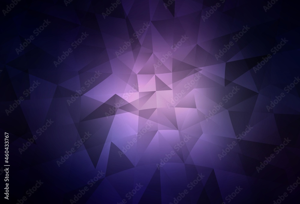 Dark Purple vector abstract mosaic background. Dark Purple vector abstract mosaic background.