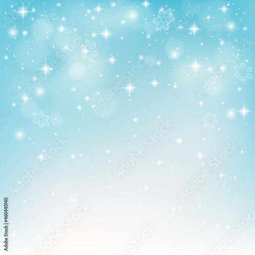 shining effect, abstract background for new year, winter, christmas. snow and snowflakes. Eps 10 © 151115