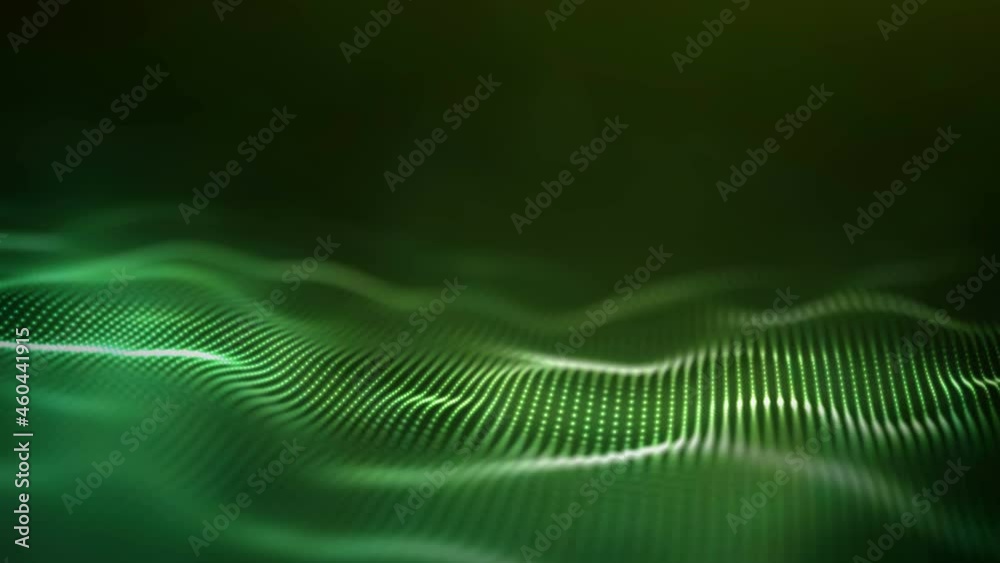 Green energy wave animation. 4k seamless loop Green energy wave animation. 4k seamless loop