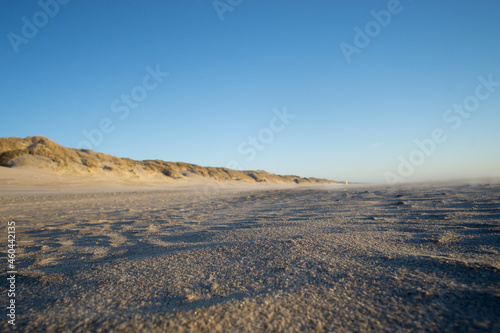 the endless beach on the north sea