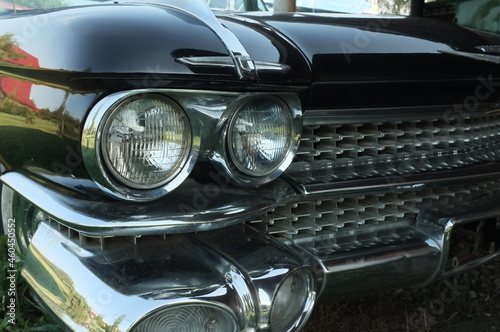 classic american car headlight © Matt