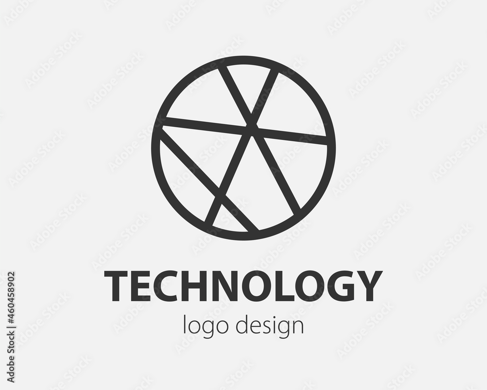Abstract logo design.Vector logo template.