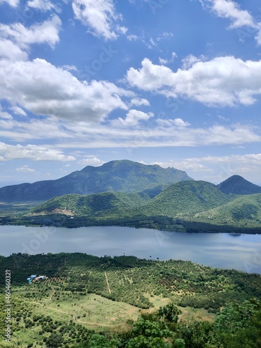 Lake view from the hills